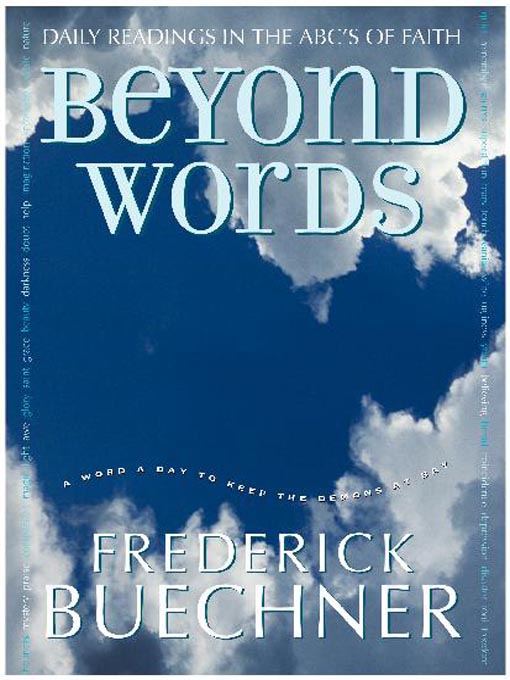 Title details for Beyond Words by Frederick Buechner - Available